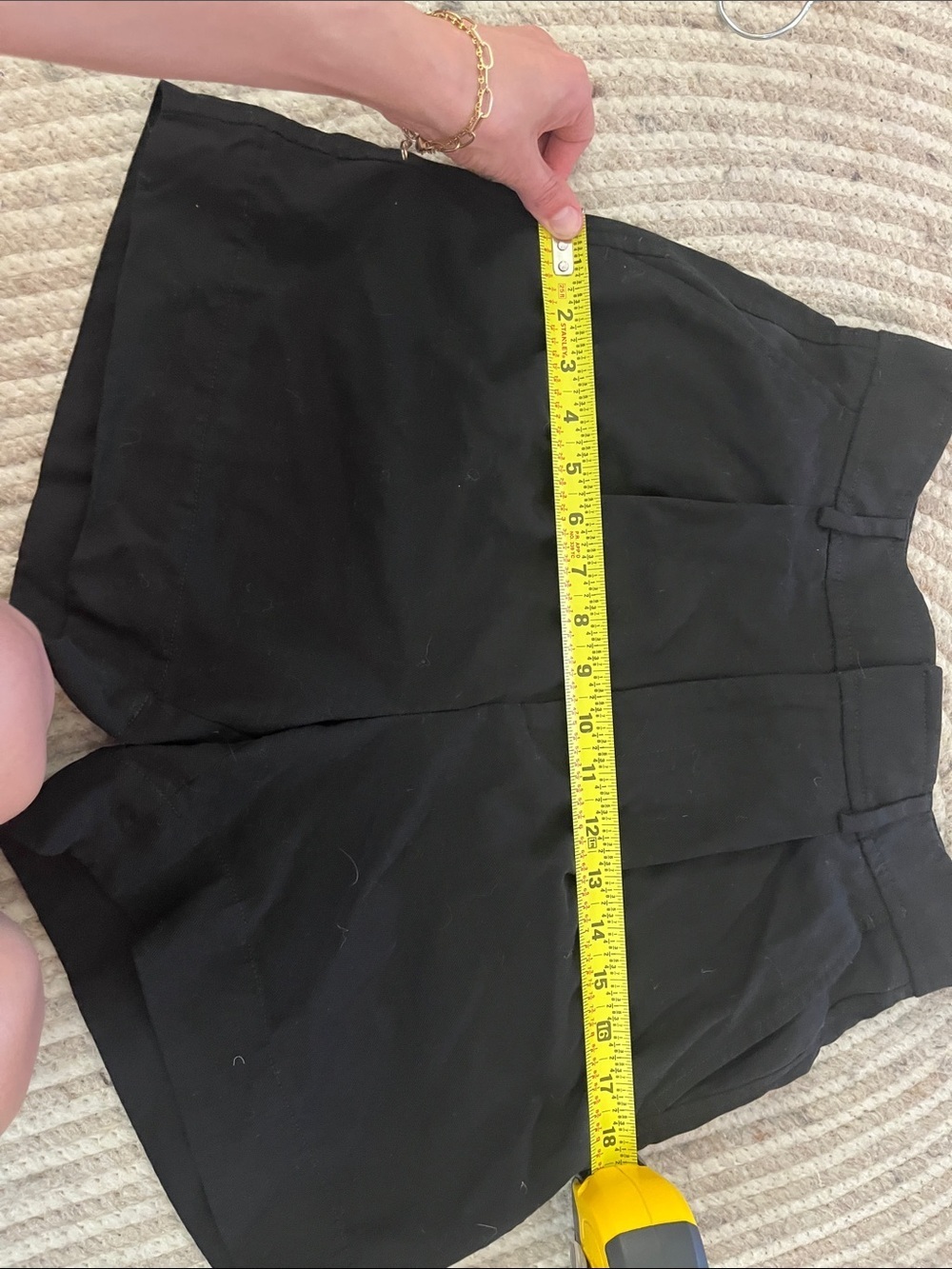 Everlane the Draper buttersmooth pleated black high waisted shorts - Picture 9 of 10